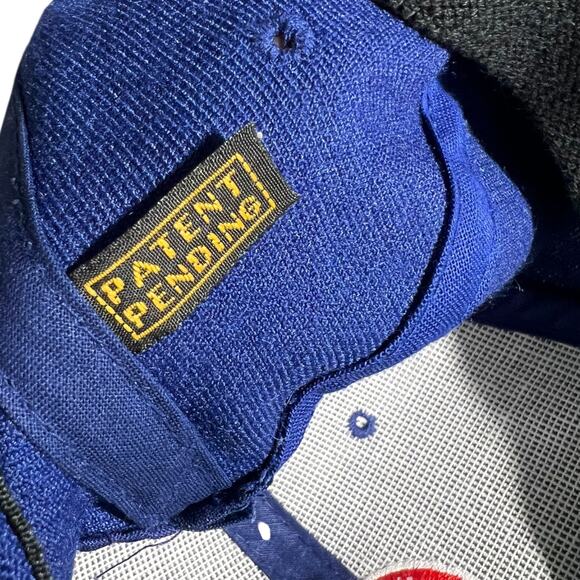 Vintage Chicago Cubs Starter Snapback Hat Blue Red 90s MLB Baseball - Picture 7 of 8